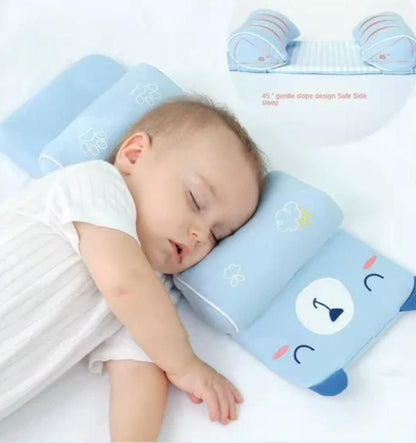Newborn Baby Head Support Pillow | Soft Anti-Flat Head Cushion for Comfortable Sleep