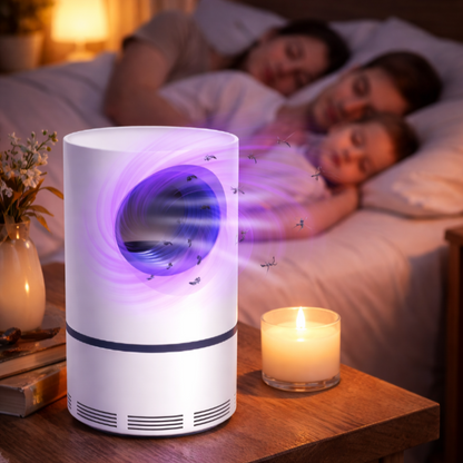 USB LED Mosquito Killer Lamp – Silent Indoor Bug Trap for Peaceful Sleep