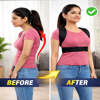 Adjustable Posture Support Strap for Daily Comfort & Upright Sitting