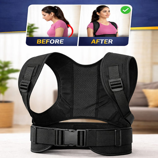 Adjustable Posture Corrector Brace – Back & Shoulder Support for Better Posture